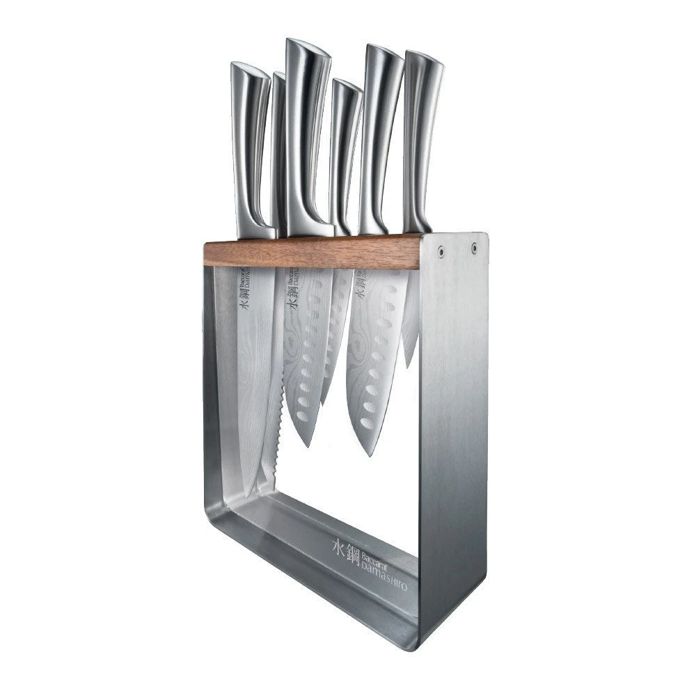 Baccarat Damashiro Kinzoku 7-Piece Japanese Steel Knife Block - Image 3
