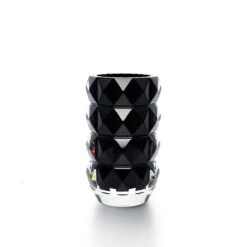 Louxor Round Vase, Black