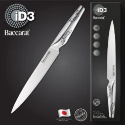 Baccarat ID3 20cm Carving Knife Japanese Steel Lifetime Guarantee Sharp