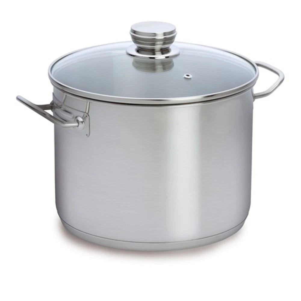 Baccarat Gourmet 24cm 7.6L Stainless Steel Stockpot With Glass Lid - Image 2
