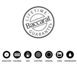 Baccarat Gourmet 24cm 7.6L Stainless Steel Stockpot With Glass Lid