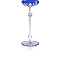 Baccarat Tsar Champagne Coupe Blue