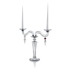Baccarat Mille Nuits Candelabras For Wax Candle 2 Light