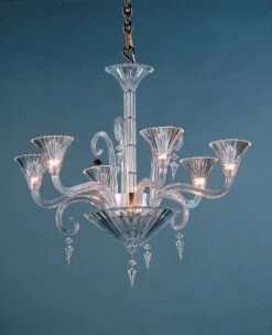 Baccarat Crystal Mille Nuits Mathis 6 Light Chandelier