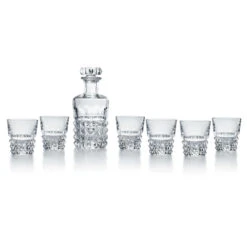 Baccarat Louxor Bar Set 6 Tumblers And Decanter