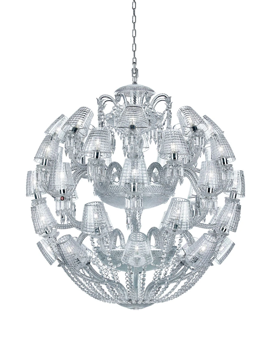 Baccarat Le Roi Soleil 40 Light Chandelier