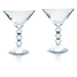 Baccarat Vega Martini Clear Boxed Set Of 2