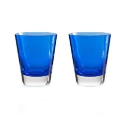 Baccarat Mosaique Tumbler Blue Boxed Set Of 2