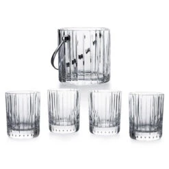 Baccarat Harmonie On The Rocks Tumblers And Ice Bucket