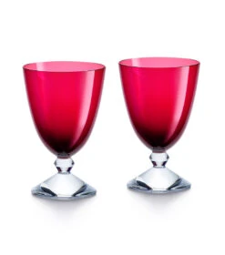 Baccarat Vega Water Glass Red Set Of 2