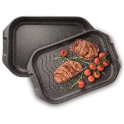 Baccarat Granite Non-Stick Roast & Grill Multi Pan 34 X 24cm