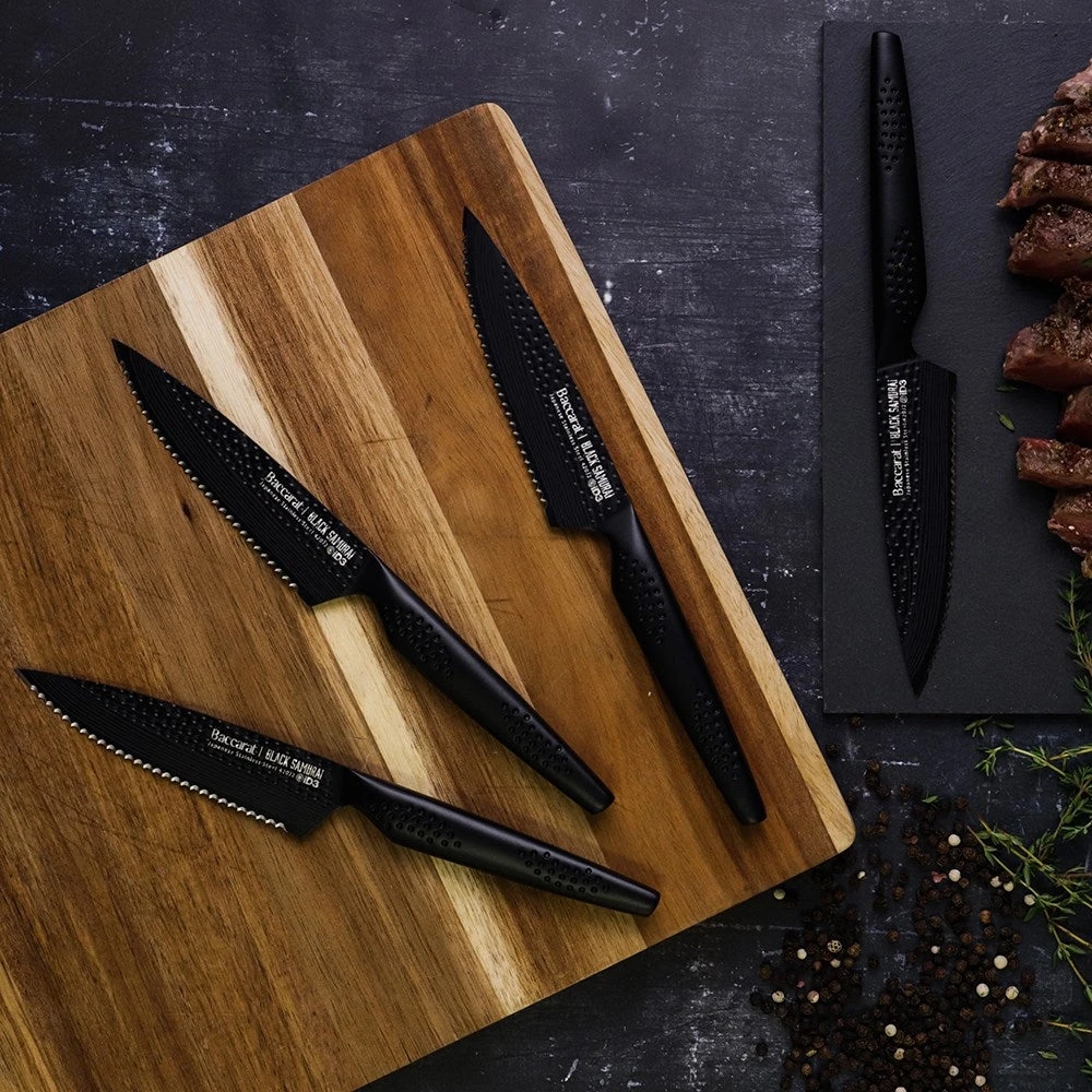 Baccarat ID3 Black Samurai 4 Piece Steak Knife Set - Image 3