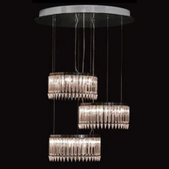 Baccarat Crystal Lady Crinoline Classique 3 Module Chandelier
