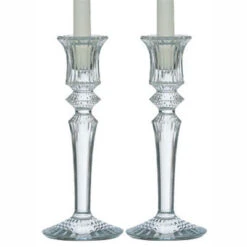 Baccarat Mille Nuits Clear Boxed Set Of 2 Candlesticks