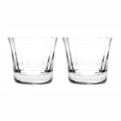 Baccarat Mille Nuits Tumbler No. 3 Boxed Set Of 2 3 3/8" H