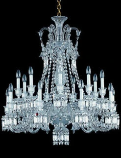 Baccarat Zenith Short Chandelier 18 Lights