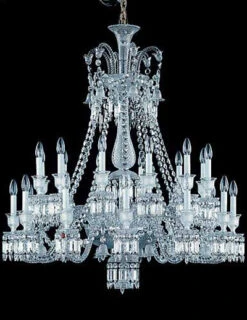 Baccarat Zenith Short Chandelier 24 Lights