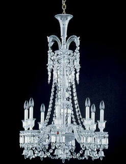 Baccarat Zenith Long Chandelier 8 Lights