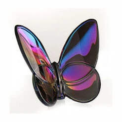 Baccarat Butterflies Lucky Blue Scarabee 2 1/2" H
