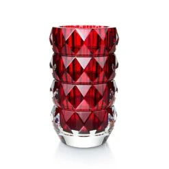 Louxor Round Vase, Red