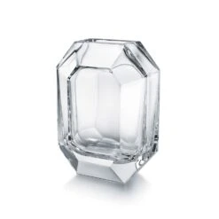 Octogone Vase, Clear