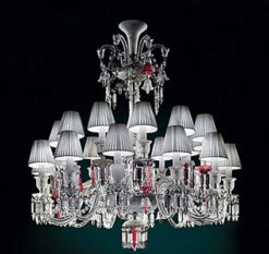 Baccarat Zenith Unfocused Chandelier 24 Light Short
