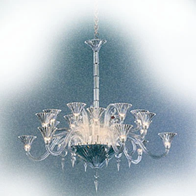 Baccarat Mille Nuits 18Light Chandelier With Lighted Bowl By Mathias