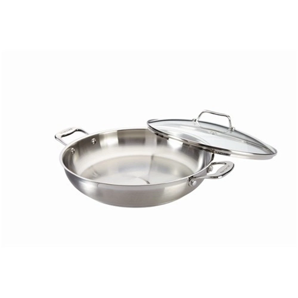 Baccarat IconiX Stainless Steel Chef Pan With Lid 32cm