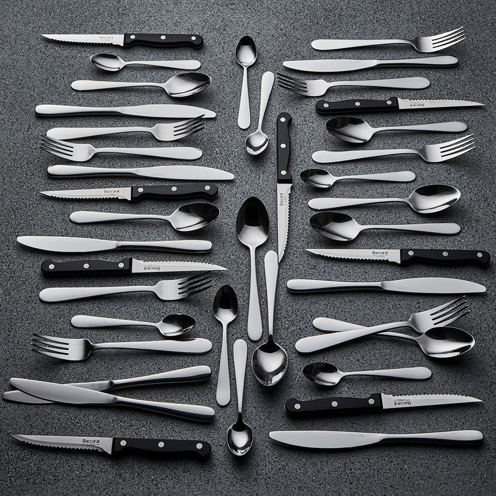 Baccarat Sabre Fussen 40 Piece German Stainless Steel Cutlery Set - Image 4