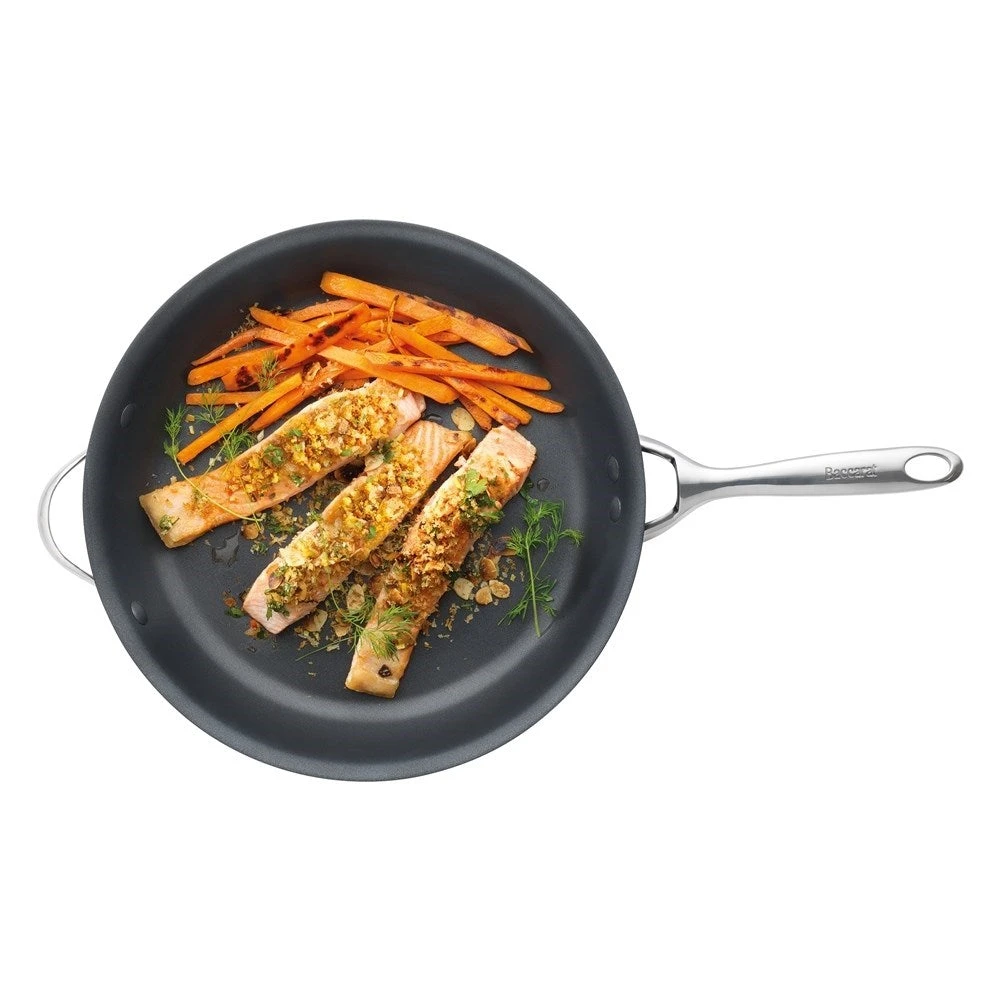 Baccarat ID3 Hard Anodised Frypan With Helper Handle 32cm - Image 2