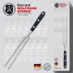 Baccarat Wolfgang Starke Stainless Steel Carving Fork 17cm